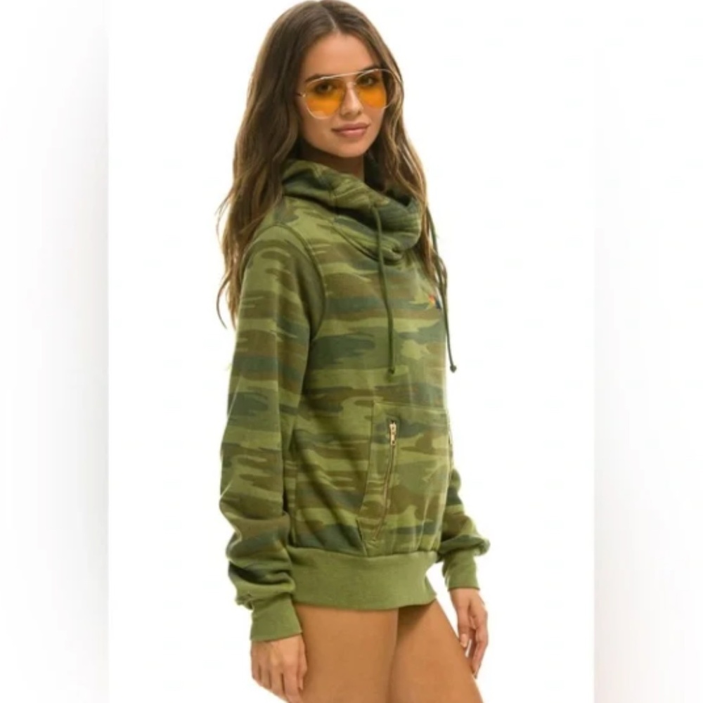 Aviator Nation - Ninja Hoodie Camo- Size Small